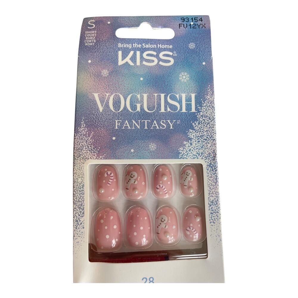 Kiss Voguish Fantasy Press on Holiday Nails